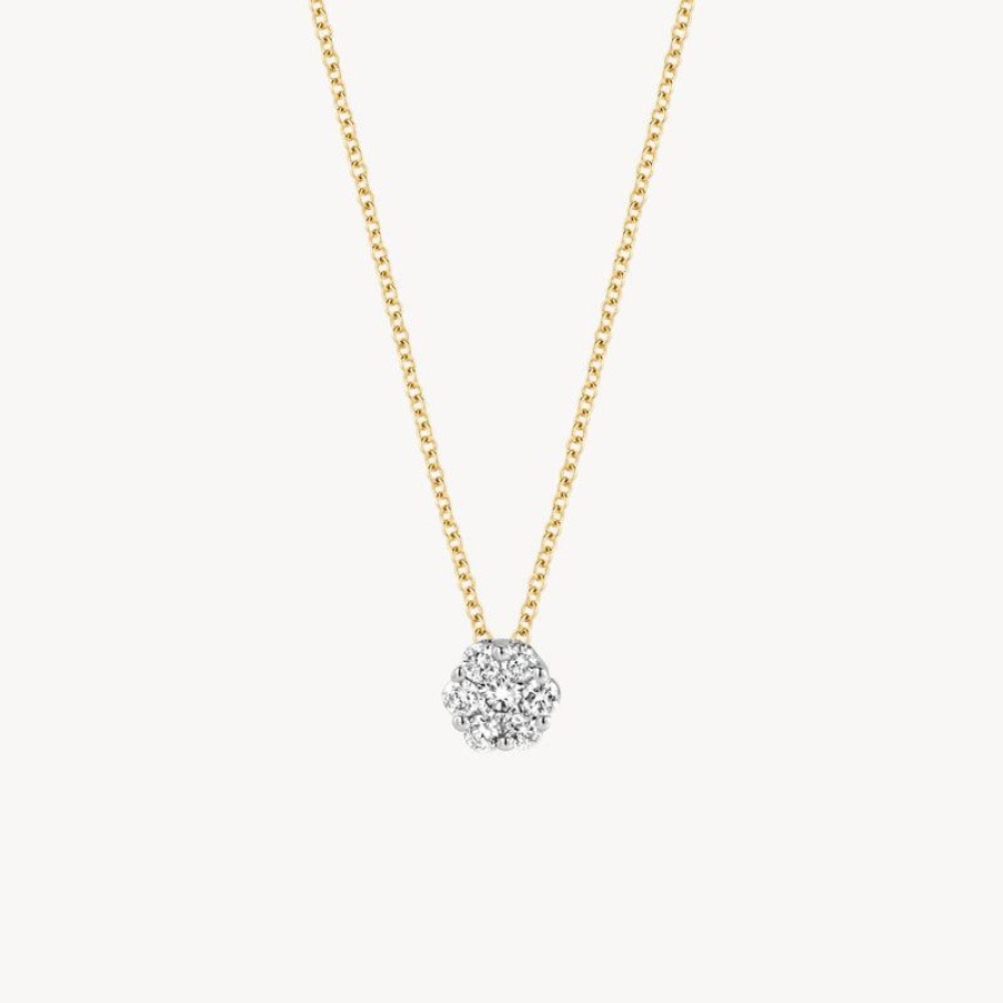 Wholesale 14K Geel En Wit Goud Met Diamant