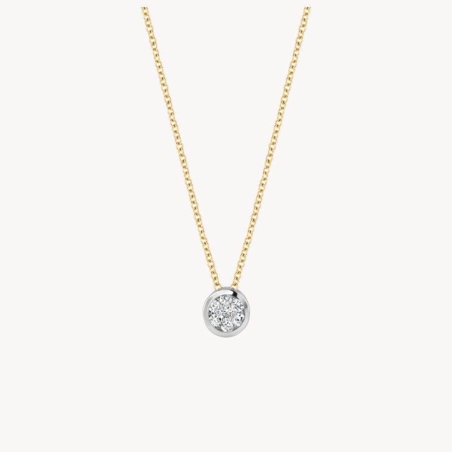 Best 14K Geel En Wit Goud Met Diamant