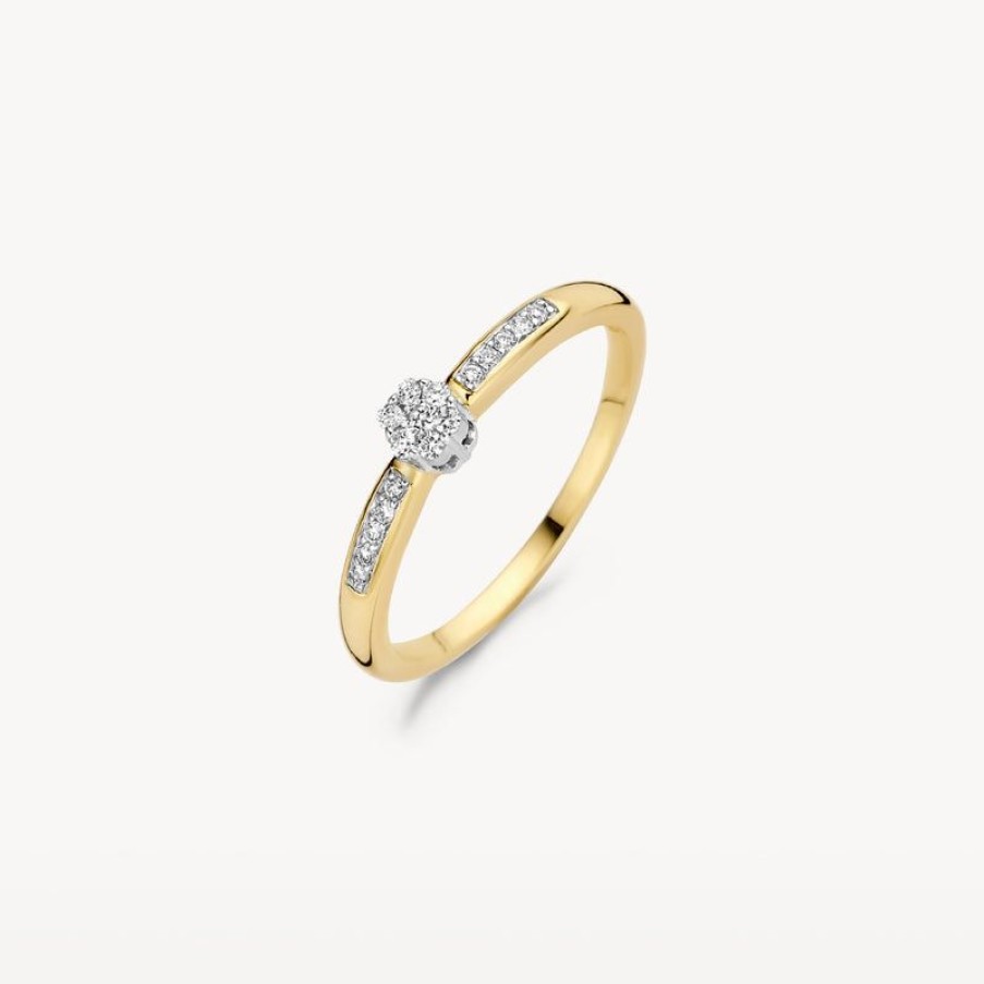 Wholesale 14K Geel En Wit Goud Met Diamant