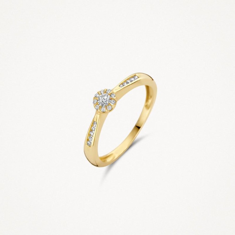 Online 14K Geelgoud Met Diamant