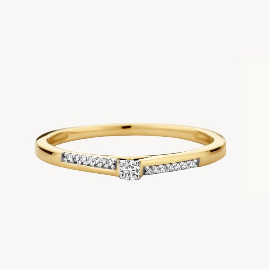 Wholesale 14K Geel En Wit Goud Met Diamant