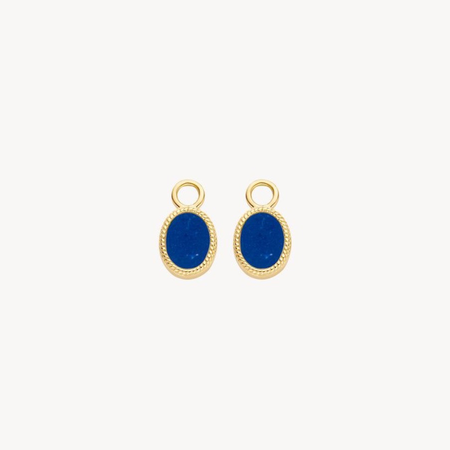 Hot 14K Geelgoud Met Lapis Lazuli