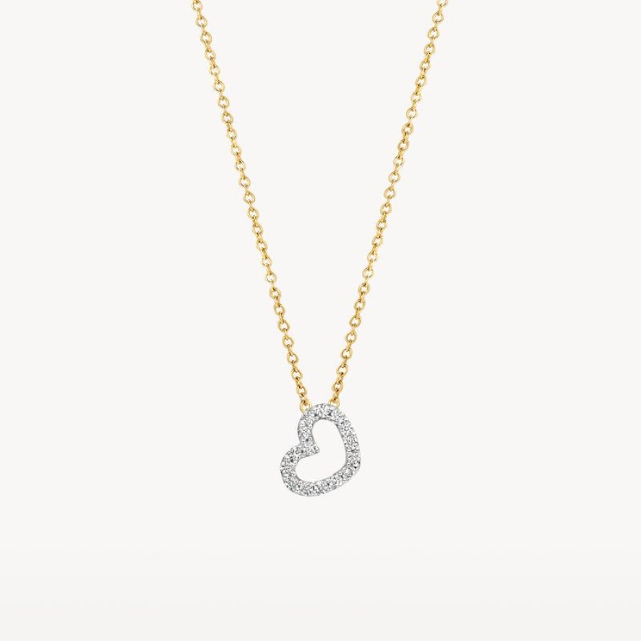 Hot 14K Wit En Geelgoud Met Diamant