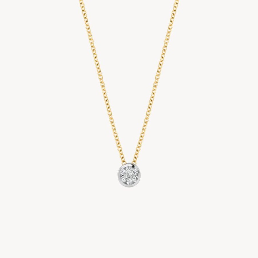 Best 14K Geel En Wit Goud Met Diamant