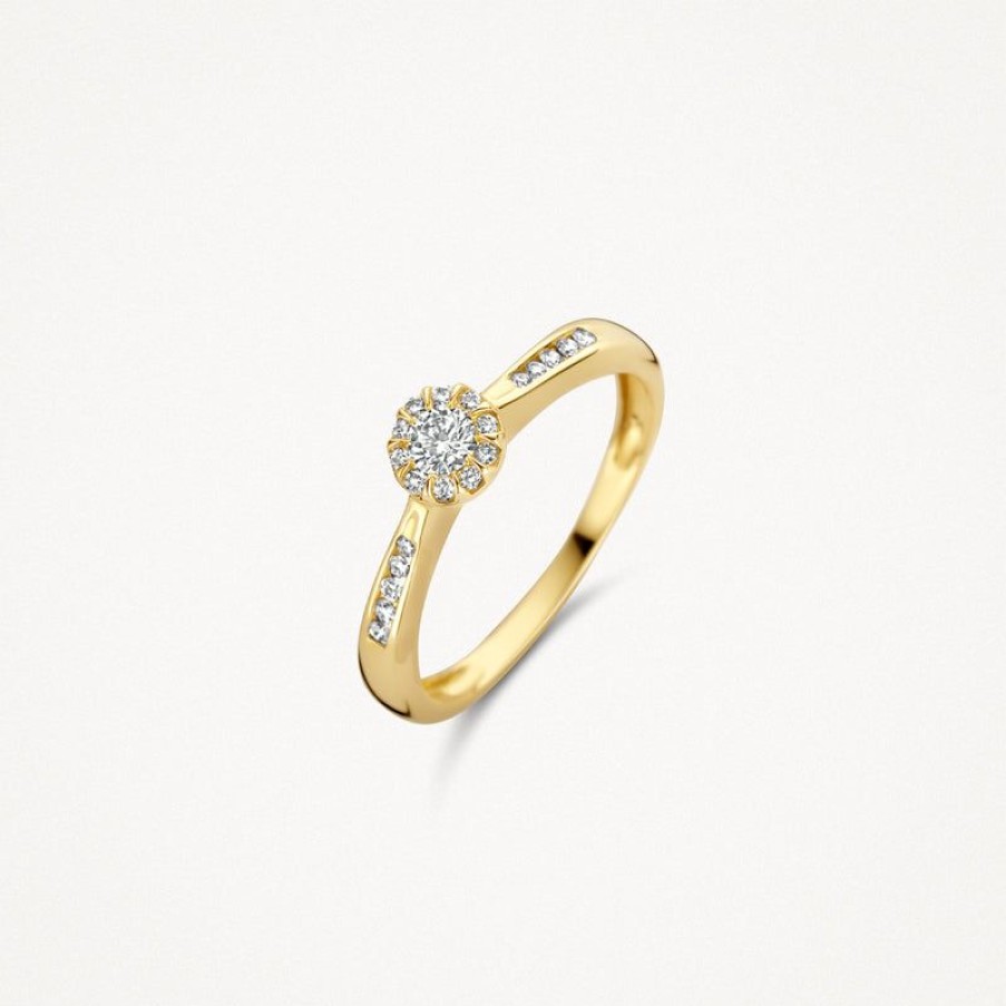 Hot 14K Geelgoud Met Diamant